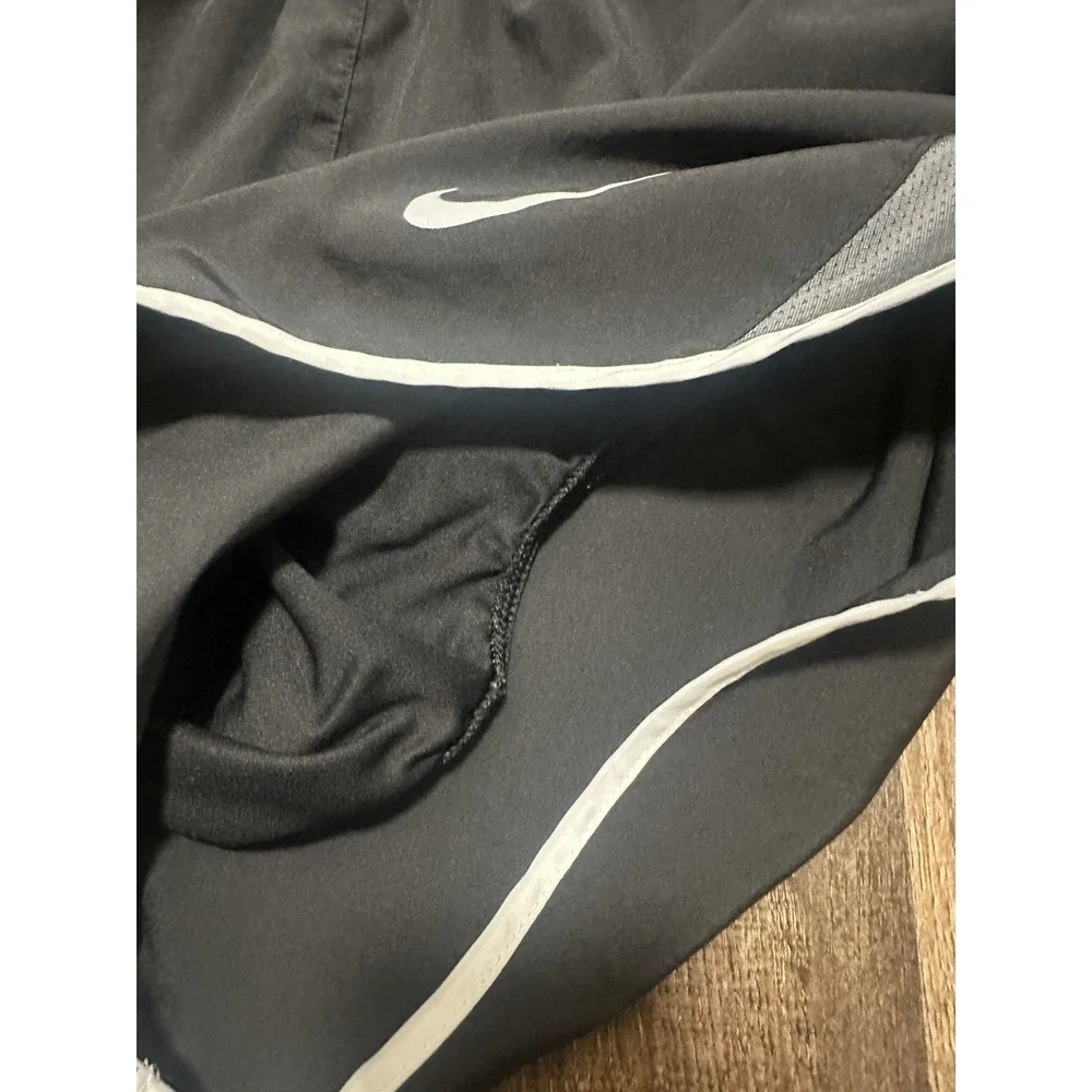 Nike Women's Black‎ Running Shorts White Trim large